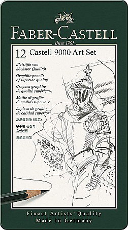 LEC CREION FABER CASTELL 9000 12/SET FC119065 CUTIE METAL [3]