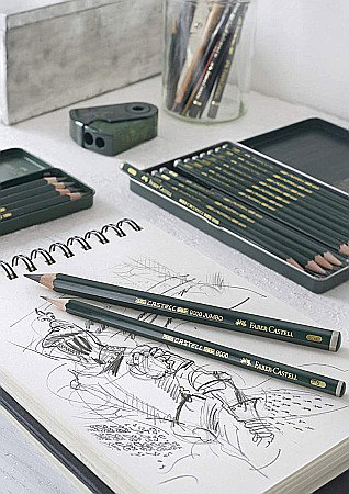 LEC CREION FABER CASTELL 9000 12/SET FC119065 CUTIE METAL [7]