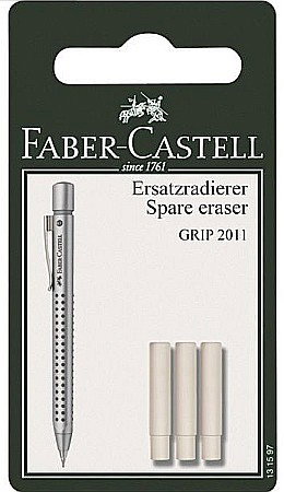 RECHIZITE SCOLARE IPB - LEC REZERVA RADIERA CREION MECANIC FABER GRIP 2011 3/SET FC131597
