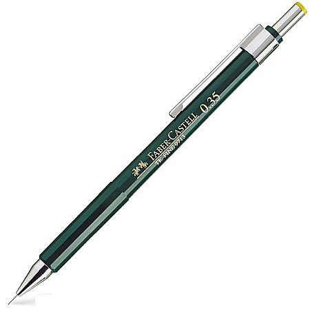 Creioane mecanice - LEC CREION MECANIC FABER 9713 0.35MM VERDE FC136300