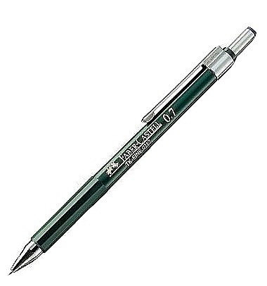 Creioane mecanice - LEC CREION MECANIC FABER 9717 0.7MM VERDE FC136700