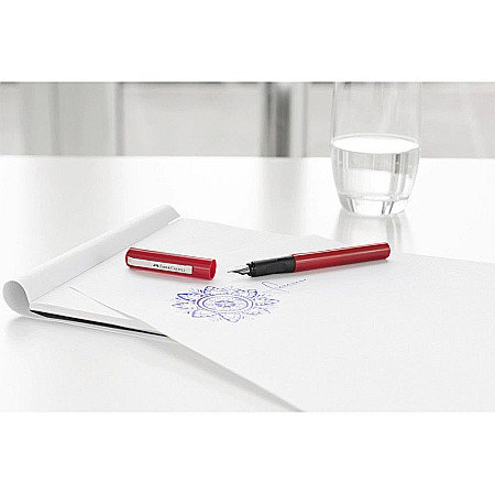 LEC STILOU SCOLAR ROSU SI 6 REZERVE FABER-CASTELL FC149812 [2]