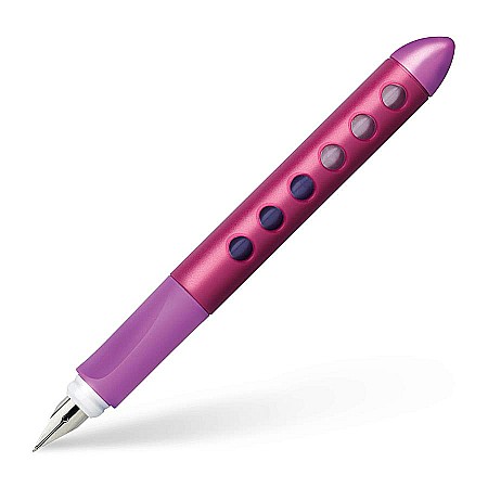 Stilouri si Rollere cu Cerneala - LEC STILOU SCOLAR FABER-CASTELL SCRIBOLINO STANGACI BLACKBERRY FC149848