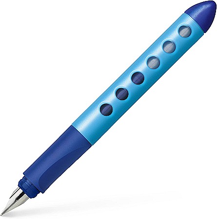 Stilouri si Rollere cu Cerneala - LEC STILOU SCOLAR FABER-CASTELL SCRIBOLINO STANGACI, ALBASTRU FC149849