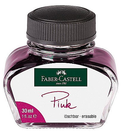 Cerneala Stilouri, Patroane cerneala - LEC CALIMARA CERNEALA FABER-CASTELL 30ML ROZ FC149856