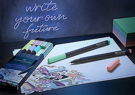 LEC FINELINER FABER-CASTELL GRIP 0.4 MM 5/SET FC151602 [2]