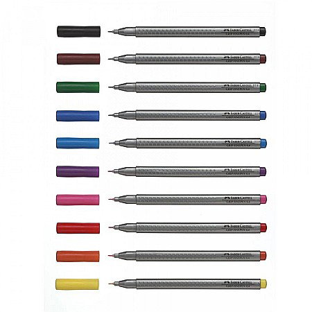 LEC FINELINER FABER-CASTELL GRIP 0.4 MM 10/SET FC151610 [1]