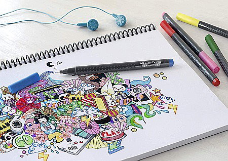 LEC FINELINER FABER-CASTELL GRIP 0.4MM 20/SET FC151620 [7]