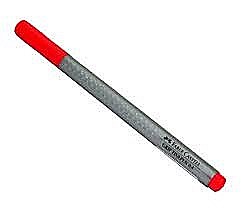 INSTRUMENTE DE SCRIS - LEC FINELINER FABER-CASTELL GRIP ROSU 0.4MM FC151621