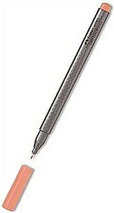 INSTRUMENTE DE SCRIS - LEC FINELINER FABER-CASTELL GRIP ROZ PAL 0.4MM FC151629