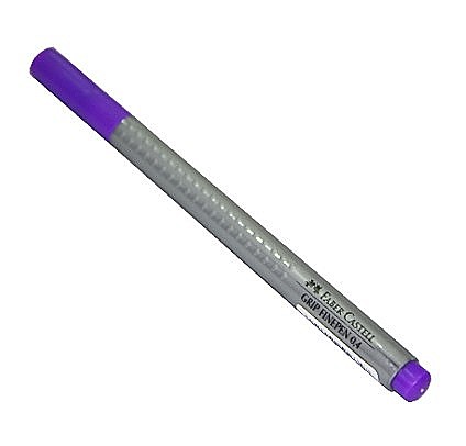 INSTRUMENTE DE SCRIS - LEC FINELINER FABER-CASTELL GRIP MOV 0.4MM FC151634