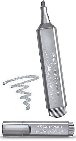 Textlinere - LEC TEXTMARKER FABER FC154661 SHINY SILVER METALIC