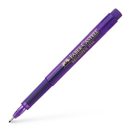 INSTRUMENTE DE SCRIS - LEC FINELINER BROADPEN MOV 0.8MM FABER-CASTELL FC155436