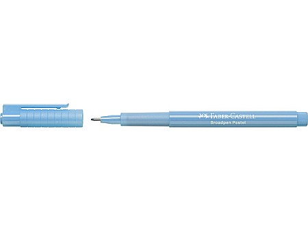INSTRUMENTE DE SCRIS - LEC FINELINER BROADPEN ALBASTRU PASTEL 0.8 MM FABER-CASTELL FC155458