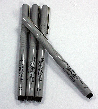 FINE ARTS&GRAPHICS - LEC ECCO PIGMENT FABER FC166299 0.2MM NEGRU
