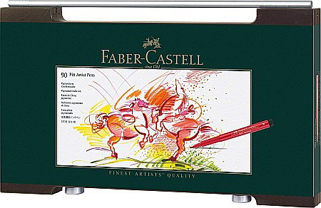 CUTIE LEMN 90 BUCATI PITT ARTIST PEN FABER-CASTELL  FC167400SD [5]