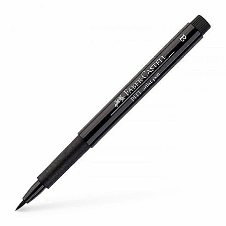 FINE ARTS&GRAPHICS - LEC PITT ARTIST PEN FABER-CASTELL 199 B BLACK FC167499