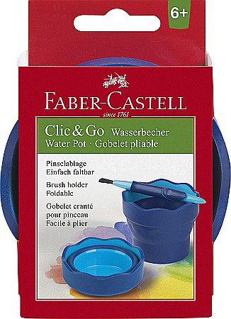 RECHIZITE SCOLARE IPB - LEC PAHAR PICTURA FABER-CASTELL CLICK&GO ALBASTRU FC181510