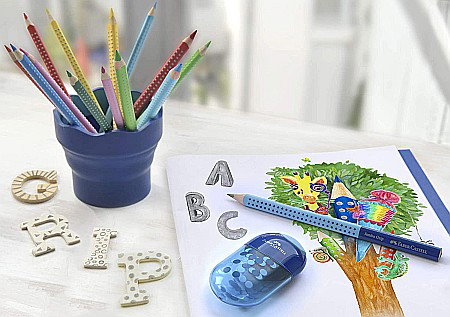 LEC PAHAR PICTURA FABER-CASTELL CLICK&GO ALBASTRU FC181510 [3]