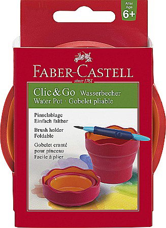 RECHIZITE SCOLARE IPB - LEC PAHAR PICTURA FABER-CASTELL CLICK&GO ROSU FC181517