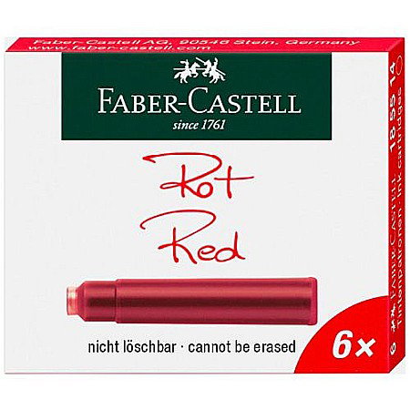LEC PATROANE CERNEALA FABER-CASTELL MICI ROSII  6/SET FC185514 [0]