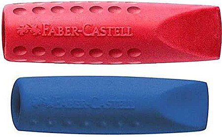Radiera - LEC RADIERA FABER-CASTELL GRIP 2001 2/SET FC187001 ROSIE/ALBASTRA