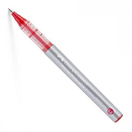 LEC ROLLER DOCUMENTE FABER-CASTELL FREE INK 0.7MM ROSU FC348121 [1]
