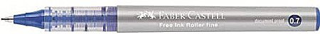 INSTRUMENTE DE SCRIS - LEC ROLLER DOCUMENTE FABER-CASTELL FREE INK 0.7MM ALBASTRU FC348151