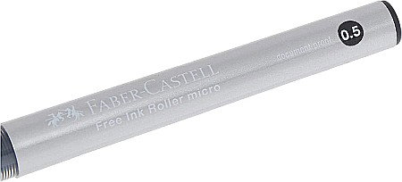 ROLLER DOCUMENTE FABER-CASTELL FREE INK 0.5MM NEGRU FC348502 [3]
