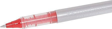 ROLLER DOCUMENTE FABER-CASTELL FREE INK 0.5MM ROSU FC348503 [2]