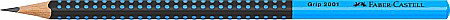 LEC CREION GRAFIT B GRIP 2001 TWO TONE FABER-CASTELL NEGRU/BLU FC517010 [2]