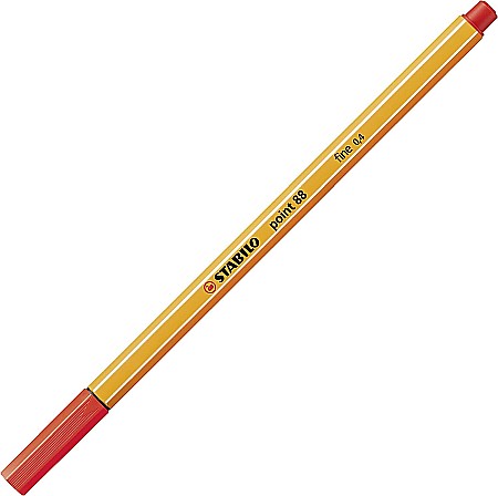 STABILO LINER POINT 88 0.4MM ROSU DESCHIS 88/48 0358848A [0]