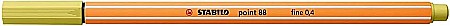 STABILO LINER POINT 88 0.4MM GALBEN MUSTAR 0358867A [1]