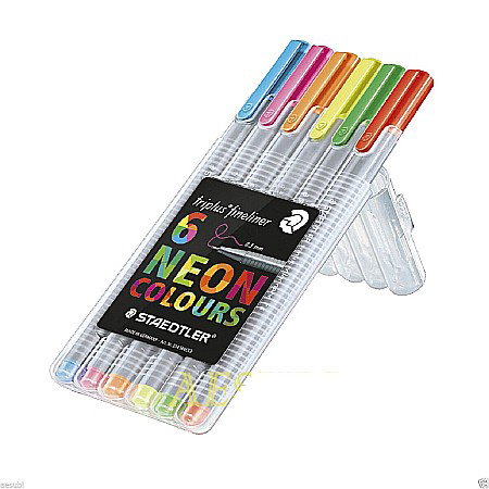 GRI FINELINER STAEDTLER TRIPLUS 6/SET 0.3 MM 334SB6CS3 NEON [1]