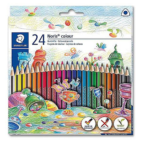 RECHIZITE SCOLARE IPB - GRI CREIOANE COLORATE 24/SET STAEDTLER NORIS 187C24