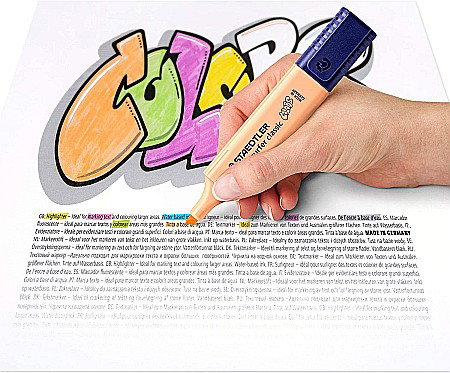 GRI TEXTMARKER STAEDTLER 364CWP6 6/SET PASTEL [3]