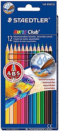 Creioane colorate - GRI CREIOANE COLORATE ACUARELA 12/SET STAEDTLER 14410NC12