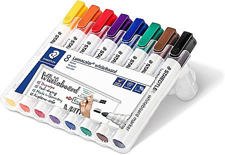 GRI MARKER STAEDTLER WHITEBOARD 8/SET 351WP8 [1]