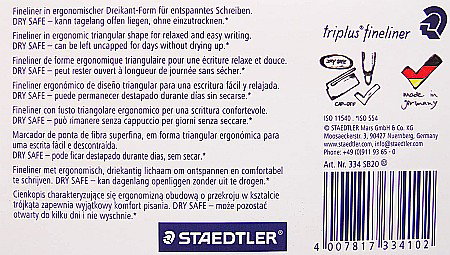 GRI SET FINELINERE STAEDTLER TRIPLUS 0.3 MM 20/SET 334SB20 [2]