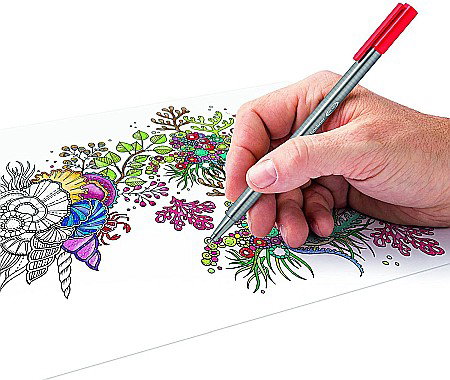 GRI FINELINER STAEDTLER TRIPLUS 0.3 MM 4/SET 334SB4 [4]