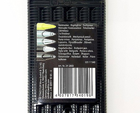 GRI SET INSTRUMENTE STAEDTLER TRIPLUS 6/SET BLACK BOX 34SB6B [9]
