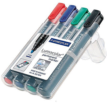 Staedtler - GRI MARKER STAEDTLER 352WP4 4/SET