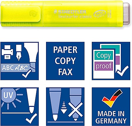 GRI TEXTMARKER STAEDTLER 364PWP4 4/SET [4]