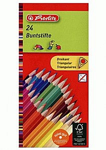 Creioane colorate - HE CREIOANE COLORATE 24/SET HERLITZ 10412039