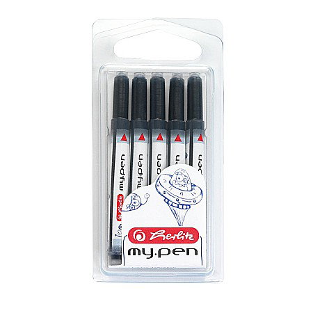 Cerneala Stilouri, Patroane cerneala - HE PATROANE CERNEALA HERLITZ MYPEN 5/SET ALBASTRU 10999852