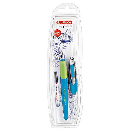 Stilouri si Rollere cu Cerneala - HE STILOU HERLITZ MYPEN PENITA M, ALBASTRU 10999761
