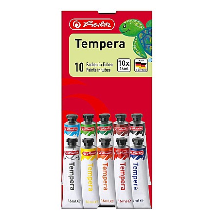 Set acuarele tempera - HE TEMPERA HERLITZ 10/SET 8643058