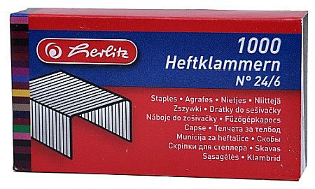ARTICOLE DE BIROU - CAPSE HERLITZ 24/6 1000 BUCATI PE CUTIE 8760514