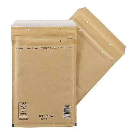 Plicuri antisoc - EU PLIC PERNA AER 180*265/No.4 KRAFT SILICON 23103