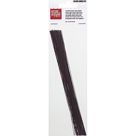 KP TIJA METAL FLORISTICA 0.4MM X 20CM ANTRACIT 120/SET 6475205 [0]